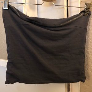 gray tube top